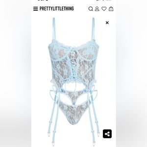 PLT corset and thong set
